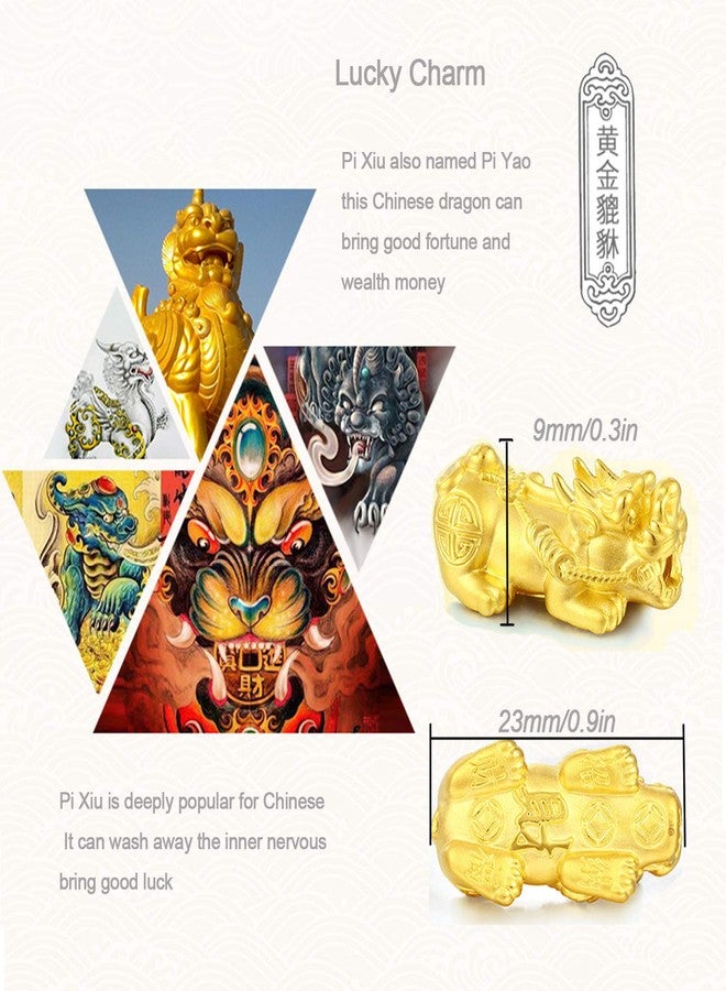 RIOSO أساور ريوسو فنغ شوي لجلب الحظ للرجال والنساء، مصنوعة من خرز الأوبسيديان، بتصميم تنين، سوار الحظ بيكسيو بي ياو، لجذب الثروة والمال، مجوهرات فنغ شوي - Image 2